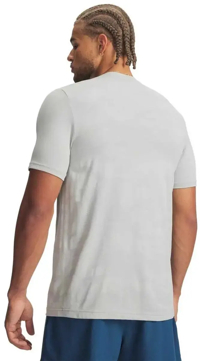 Under Armour UA Vanish Elite Smls SS Camo-Gry Training T-shirt - Grijs