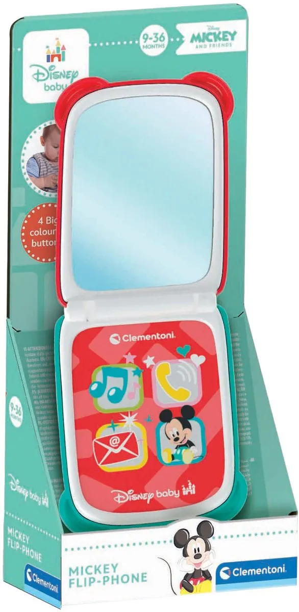 Clementoni Mickey Mouse Flip Phone - Interactief Speelgoed