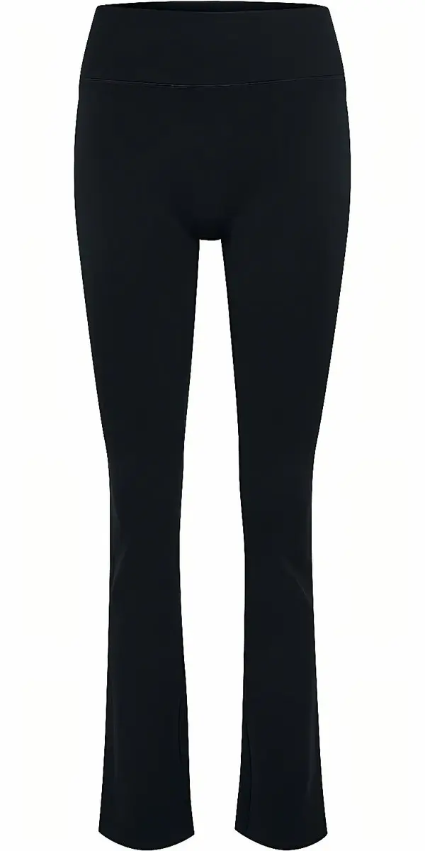 Hummel Hmlhiit Seamless Flare Tights 233242 - Dames Sportlegging L - Zwart
