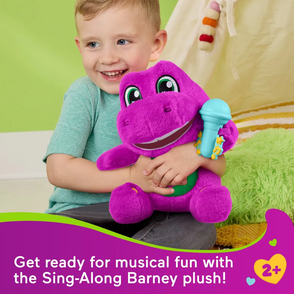 Fisher-Price JGT51 Knuffel - 2x AAA - Paars