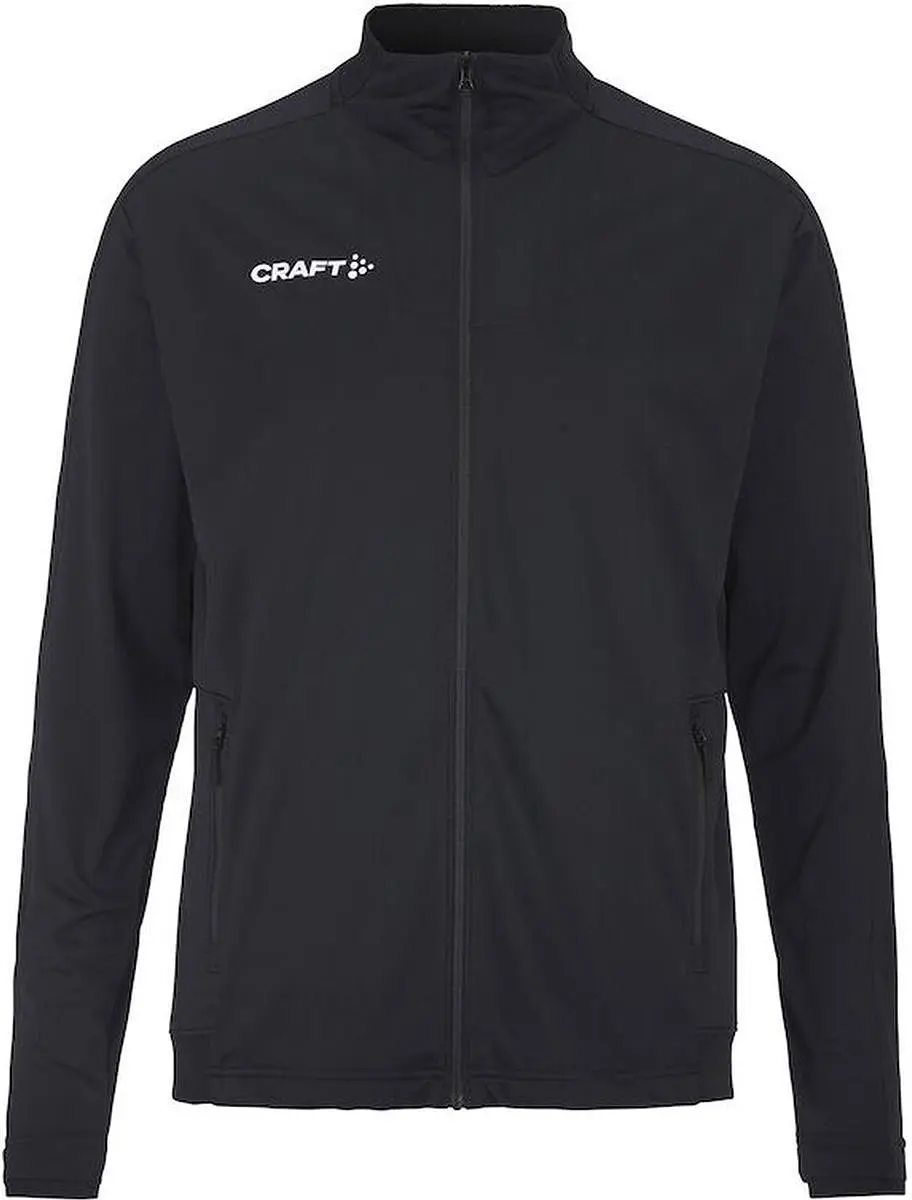 Craft Evolve 2.0 Full Zip Trainingsjas Junior 146 - Zwart