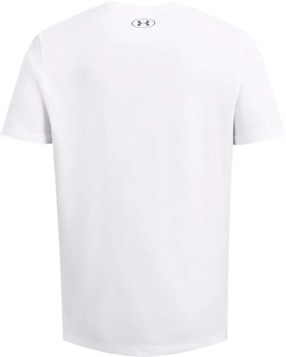 Under Armour M BOXED SPORTS UPDATED Heren Sportshirt - Wit - Pitch Grijs