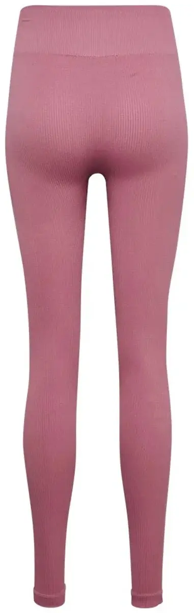 Hummel Damen Pulse Seamless Rib Mw Tights 230305 - S - Wistful Mauve