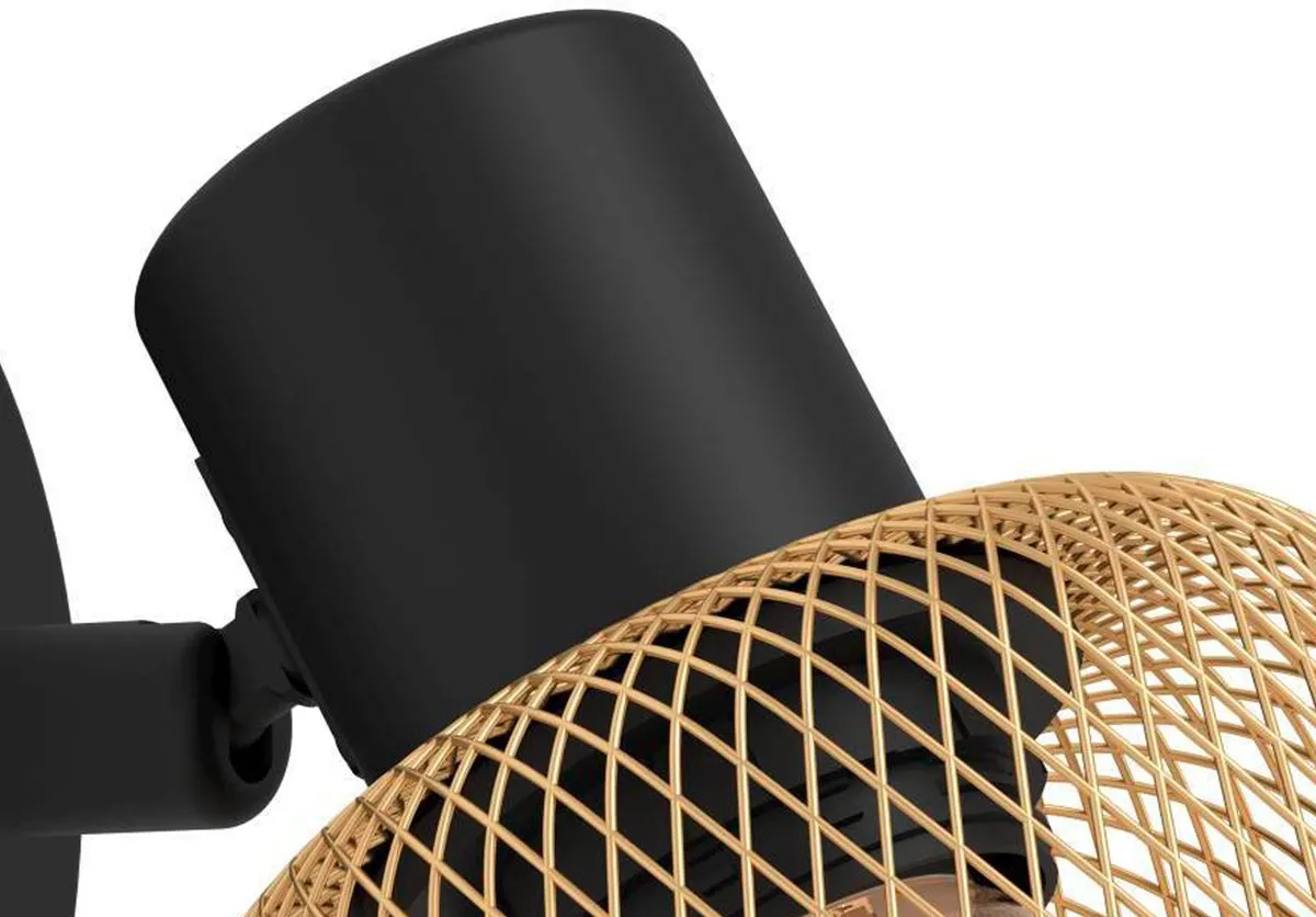 Eglo Coslada Spot E27 - 13cm - Zwart/Goud