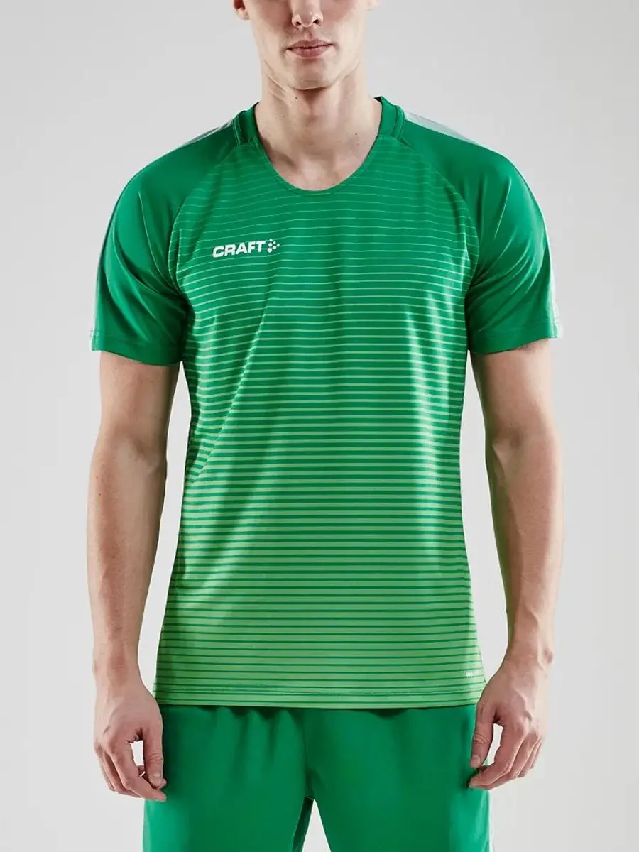 Craft Pro Control Stripe Shirt Dames - M - Groen