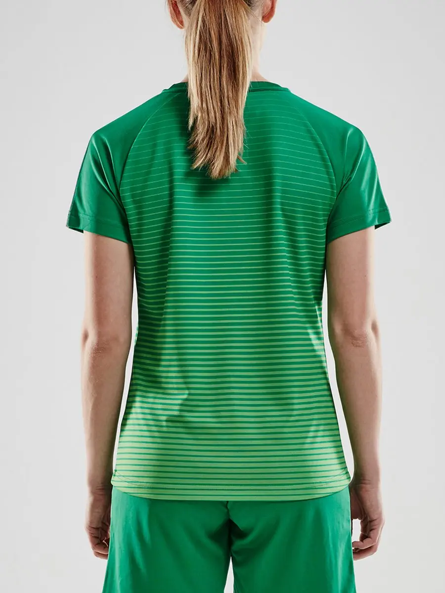 Craft Pro Control Stripe Shirt Dames - M - Groen