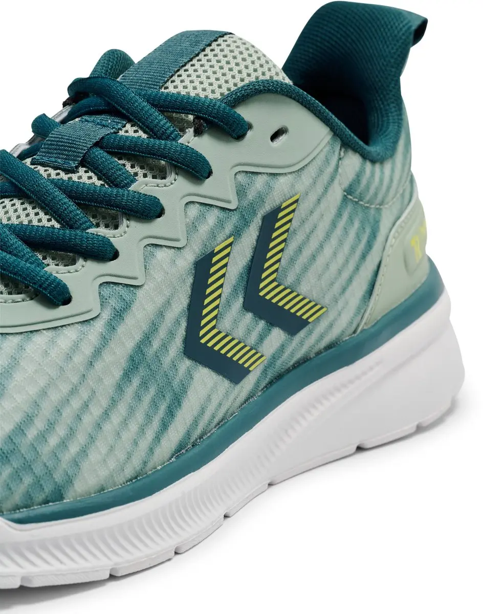 Hummel Schuhe Reach TR Breather 2.0 232861 - Witte/Groene/Geel Sportschoen