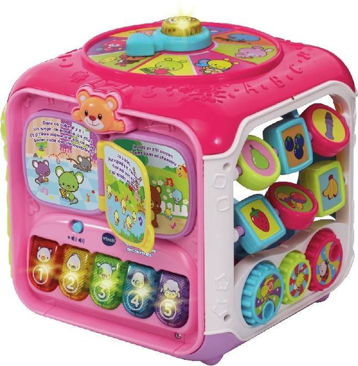 VTech Super cube des découvertes rose