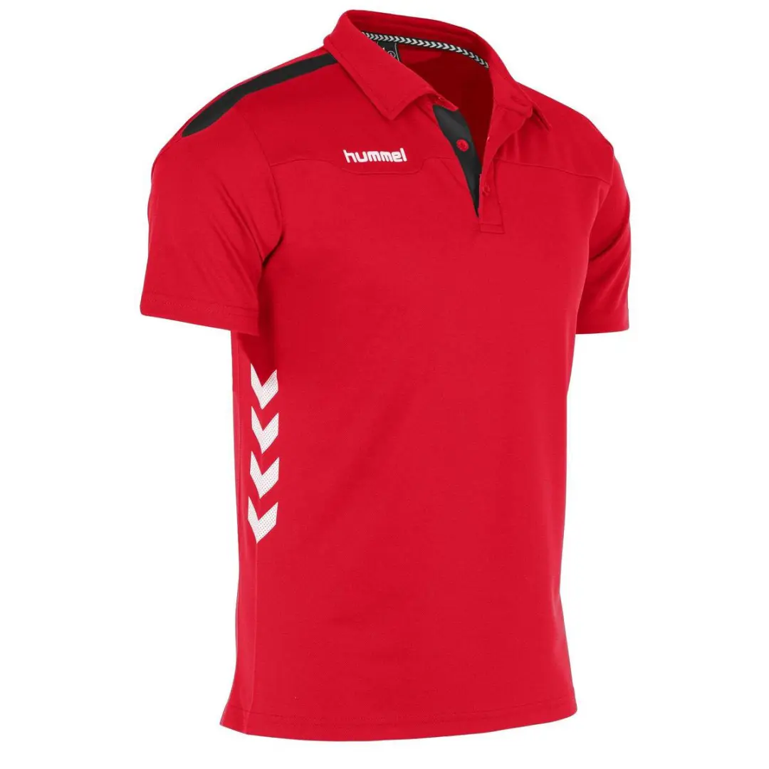 Hummel Valencia Sportpolo Unisex - Rood S