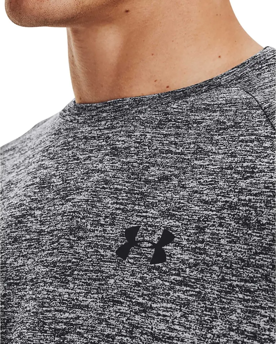 Under Armour UA Tech 2.0 SS Heren Sportshirt - Grijs/Zwart