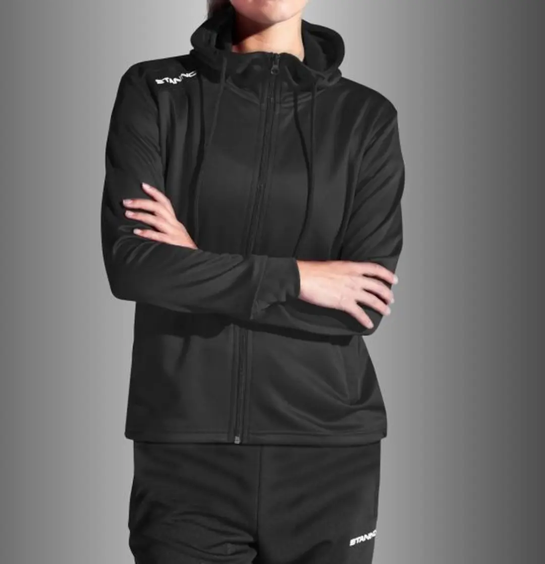 Stanno Field Hooded Top FZ Dames - XL - Zwart - afbeelding 6 van 6
