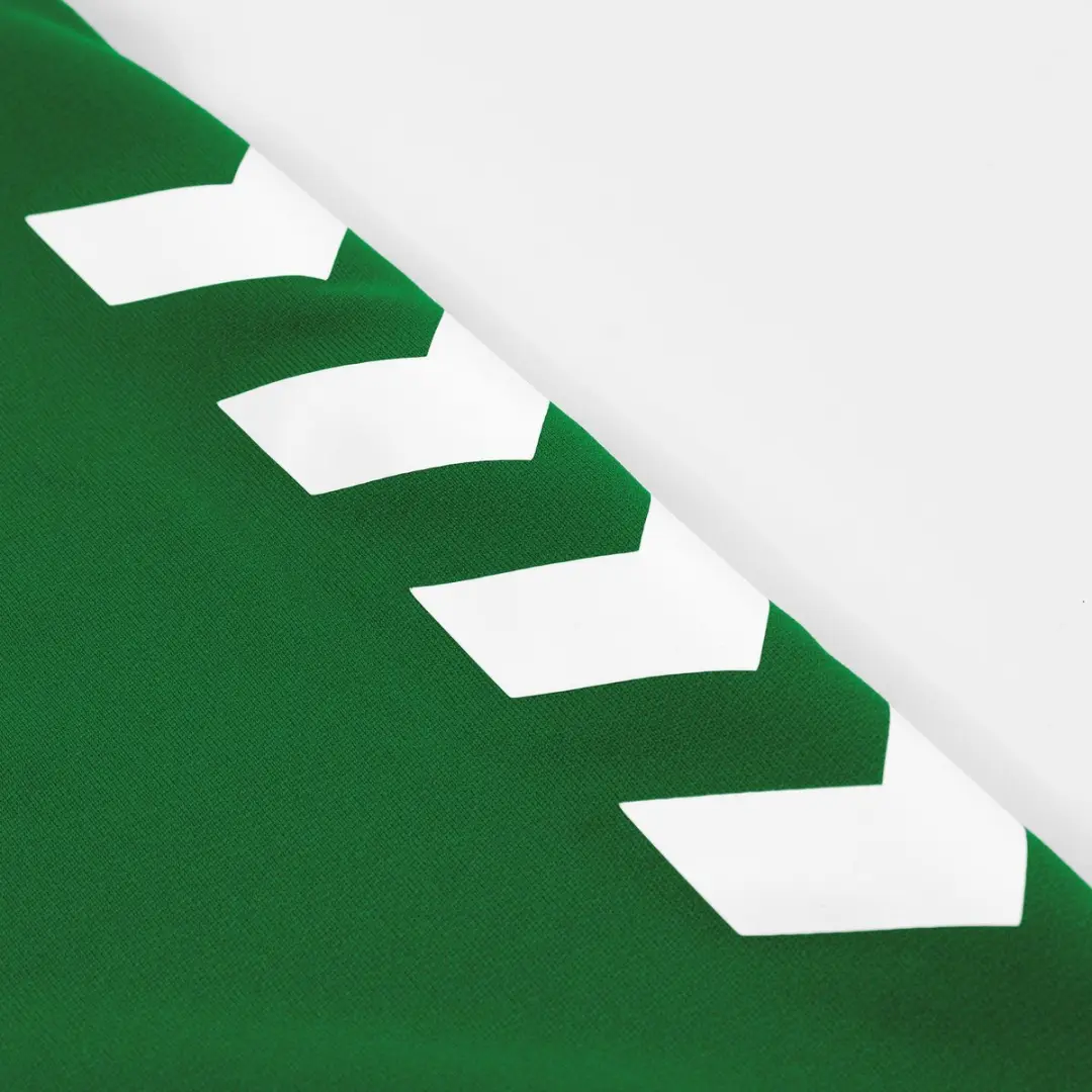 Hummel Fyn Voetbalshirt Lange Mouw Kinderen 116 - Groen/Wit