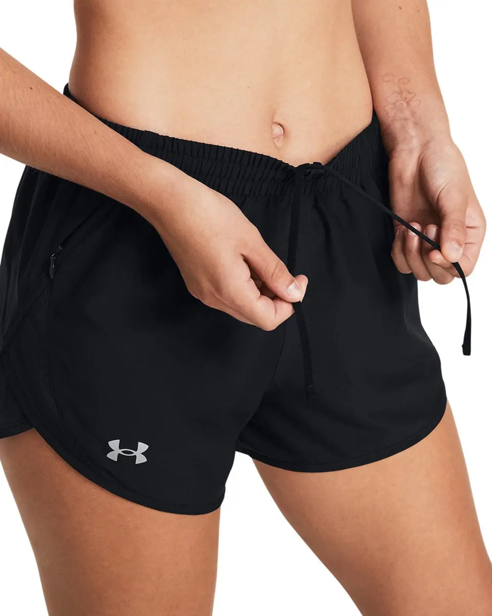 Under Armour UA Fly By 3'' Shorts - Zwart/Wit