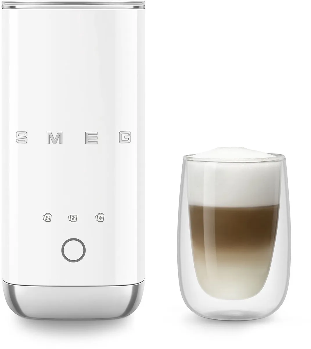 Smeg MFF02WHEU Melkopschuimer - 180ml - 500W - Wit