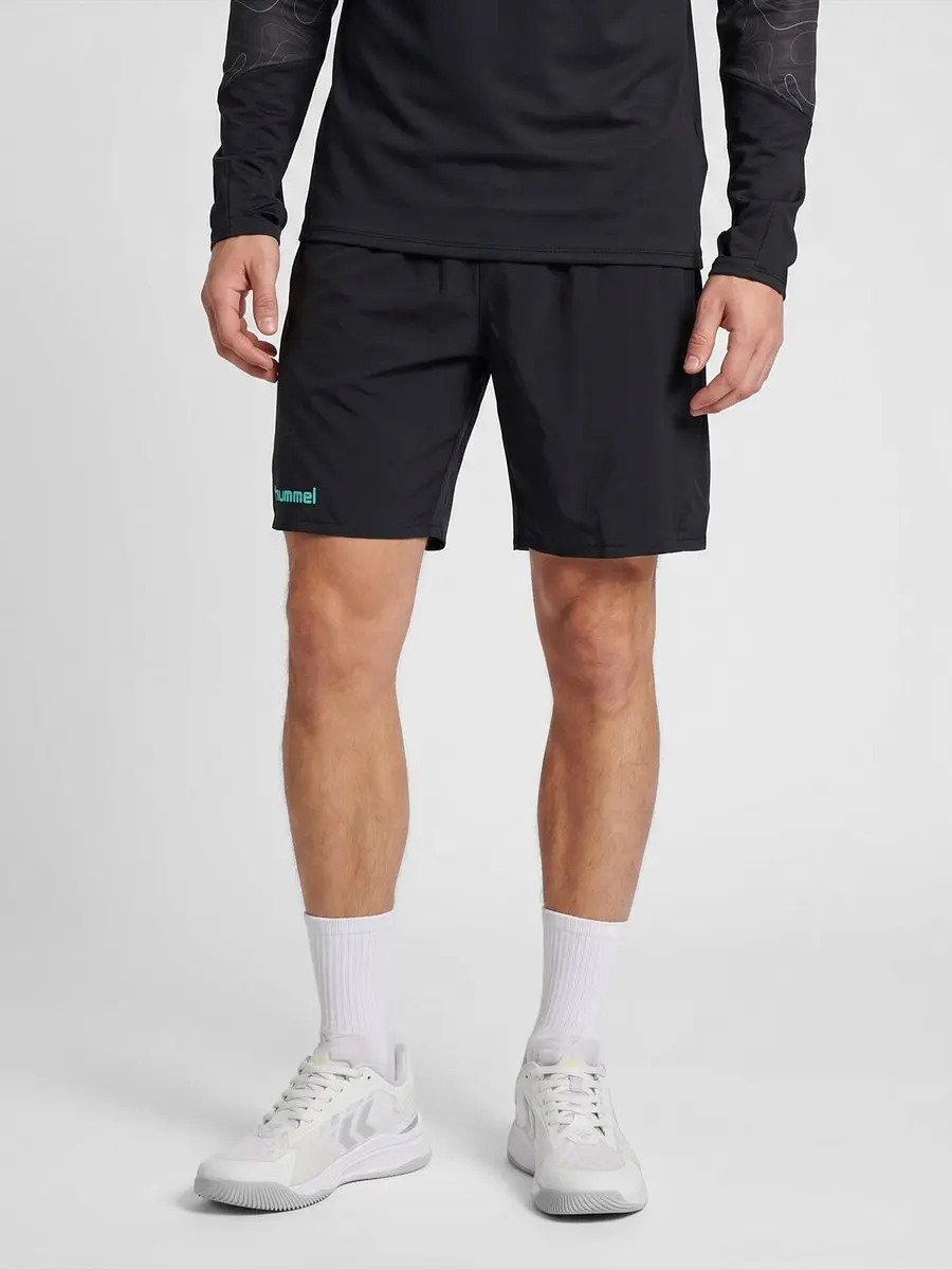 Hummel HMLBLAZE 2.0 Training Shorts - XL - Black/Pool Blue