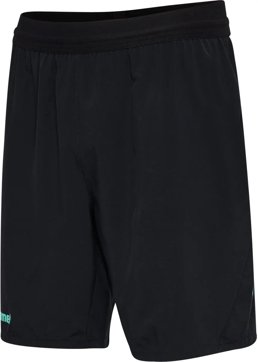 Hummel HMLBLAZE 2.0 Training Shorts - XL - Black/Pool Blue
