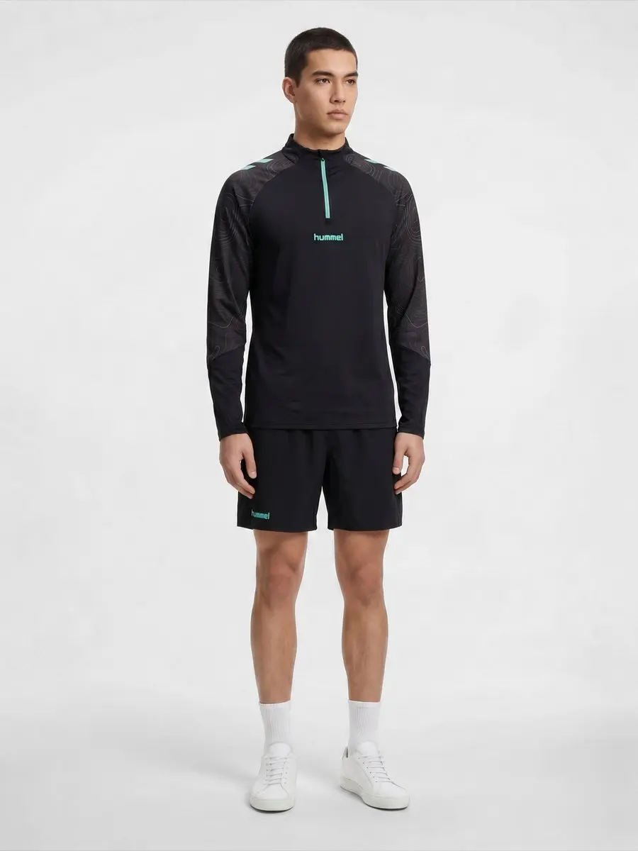 Hummel HMLBLAZE 2.0 Training Shorts - XL - Black/Pool Blue - afbeelding 6 van 6