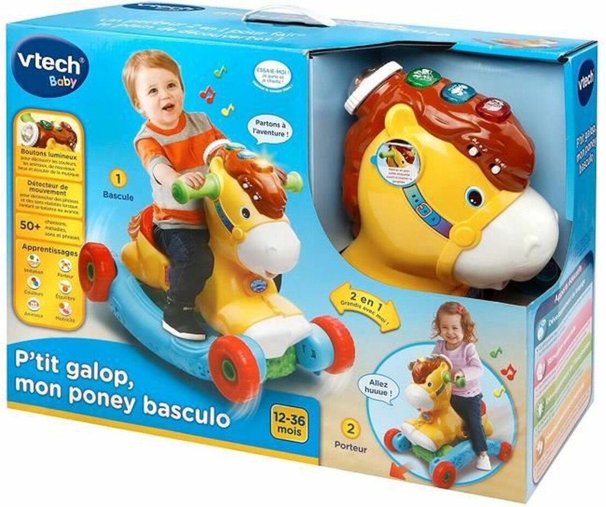 Driewieler Vtech P'Tit Galop, My Pony Basculo Schommelstoel Muzikaal + 1 Jaar