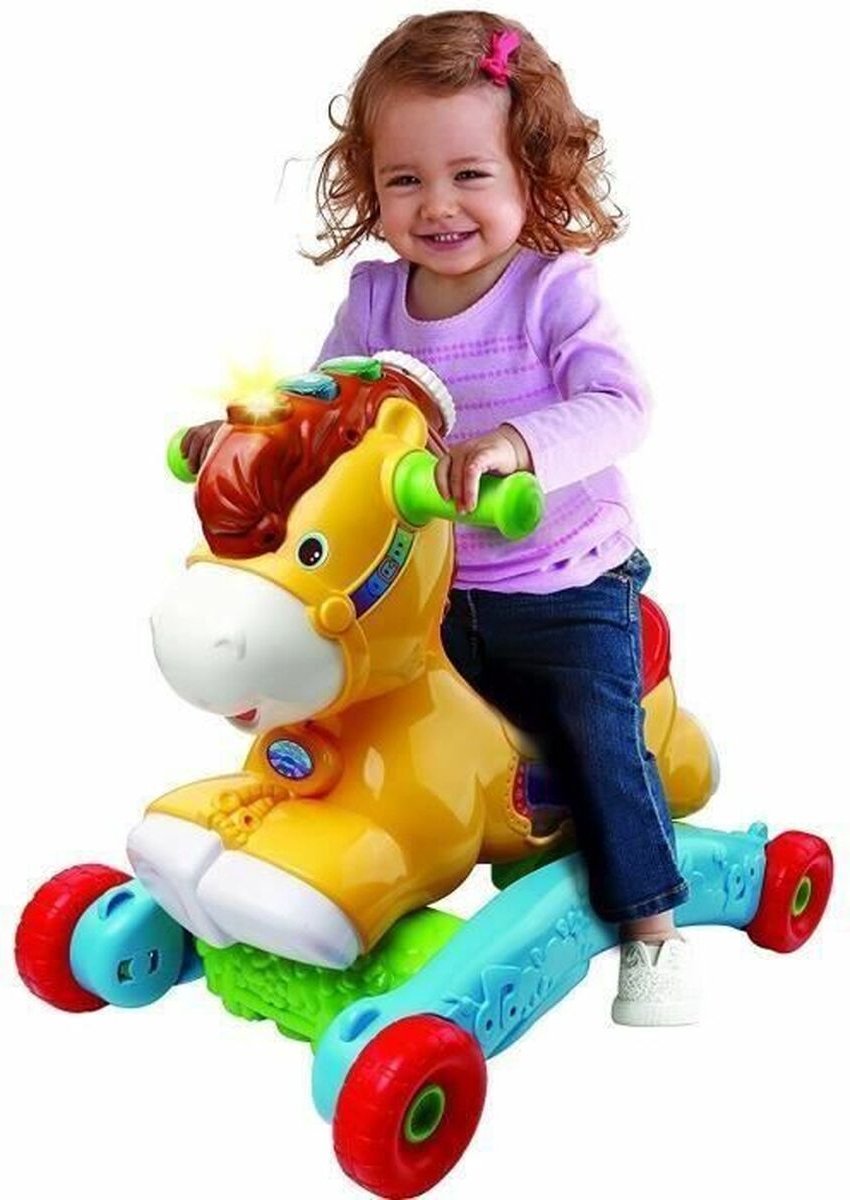 Driewieler Vtech P'Tit Galop, My Pony Basculo Schommelstoel Muzikaal + 1 Jaar