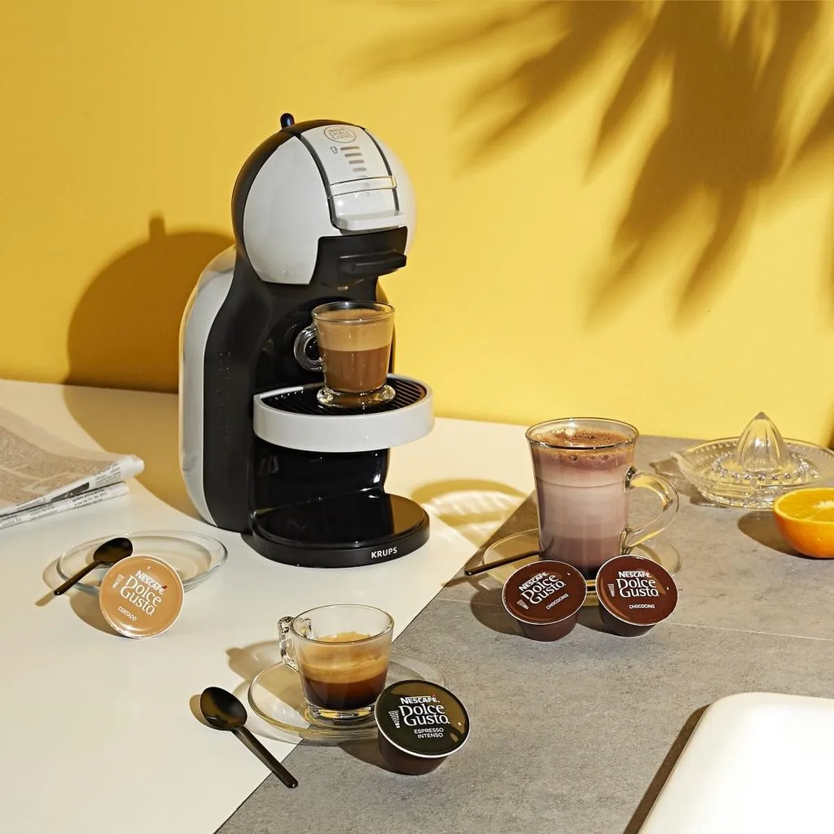 Krups NESCAFÉ Dolce Gusto MiniMe KP123BSB Koffiecupmachine - 1500W - Grijs