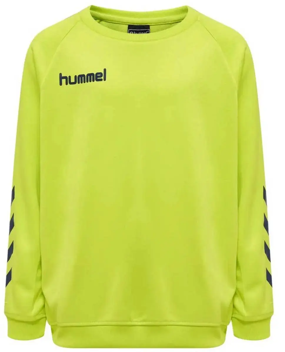 Hummel Promo Poly Sweatshirt - 116 cm - Lime Punch - afbeelding 6 van 6