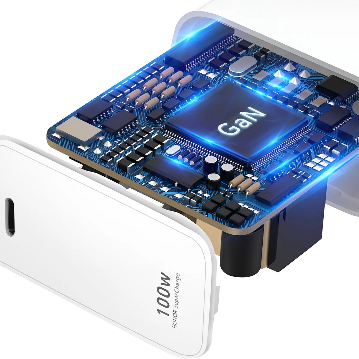 Honor 100W USB-C Oplader GaN 5503ABHA - Wit