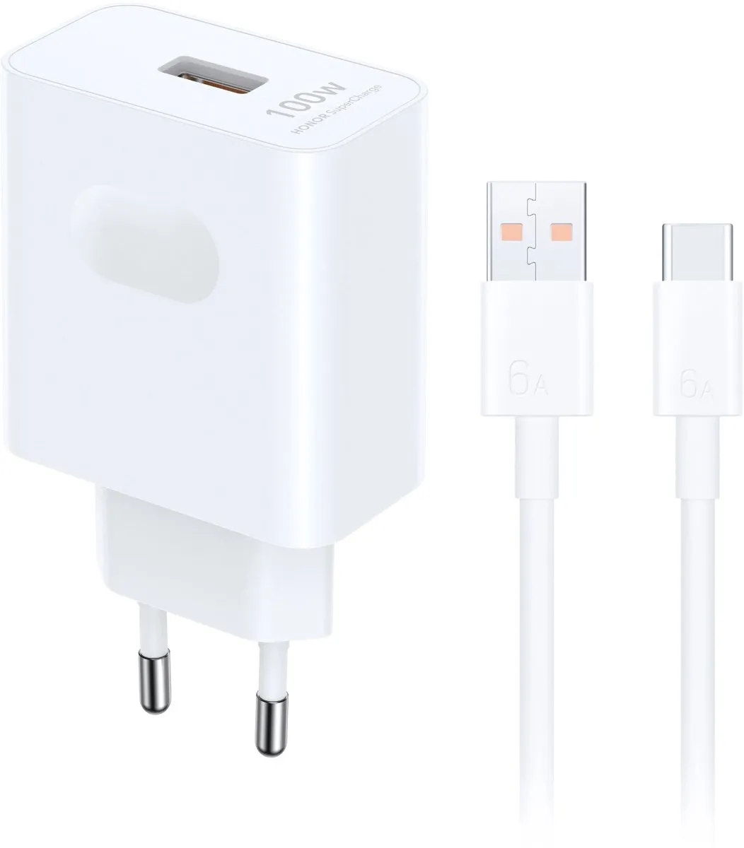 Honor 100W USB-C Oplader GaN 5503ABHA - Wit - afbeelding 6 van 6