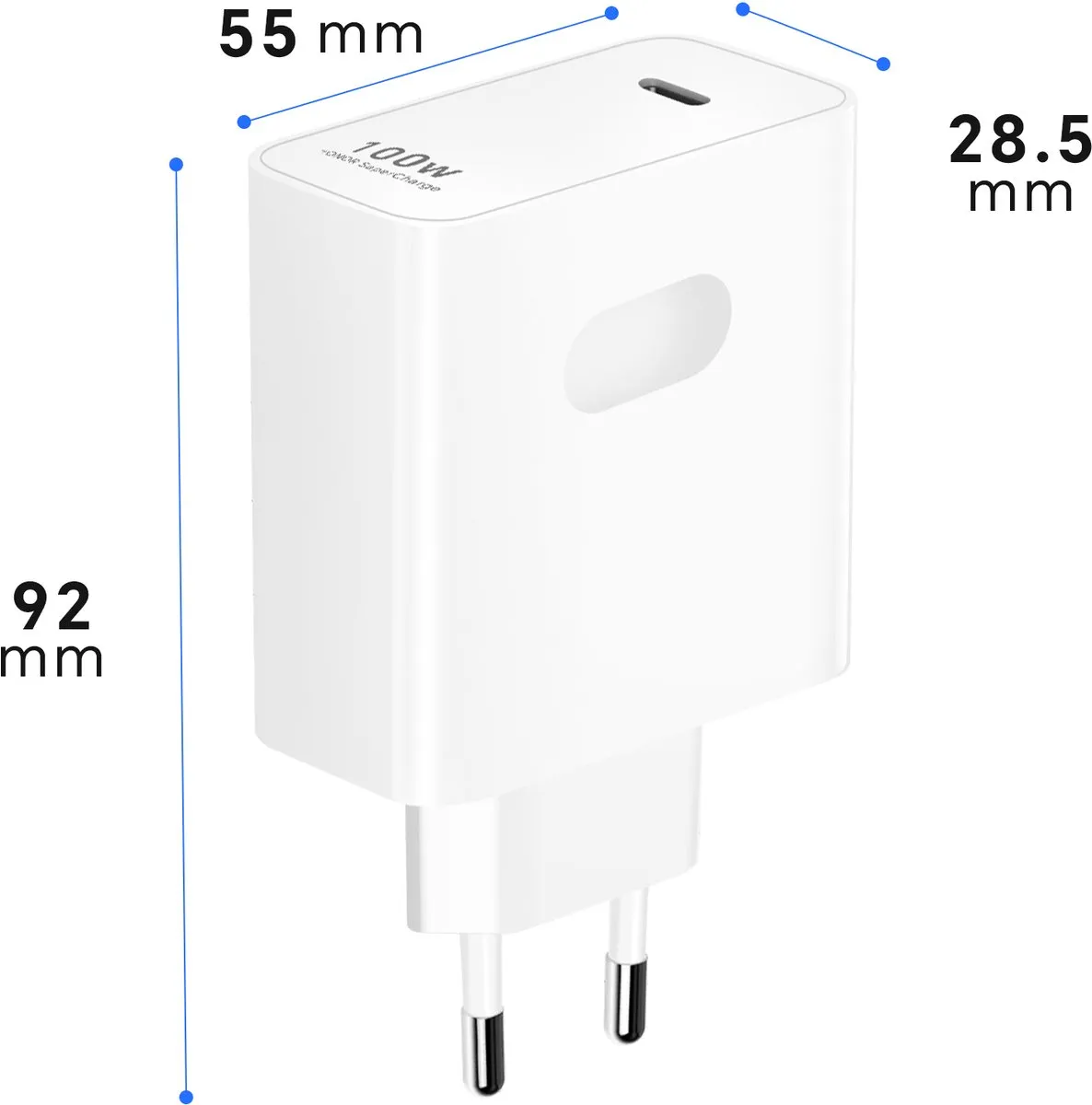 Honor 100W USB-C Oplader GaN 5503ABHA - Wit