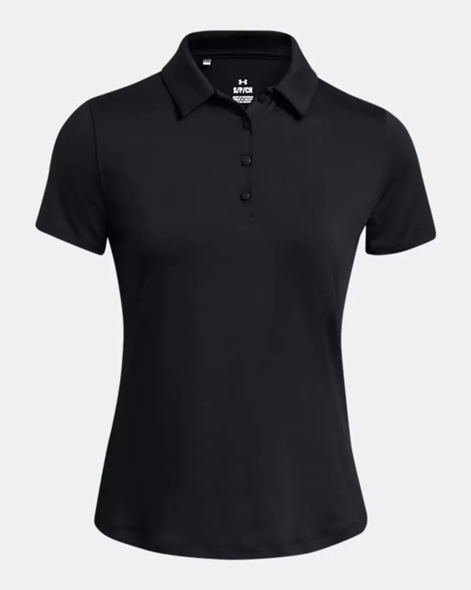 Under Armour Playoff Dames Polo - Zwart L