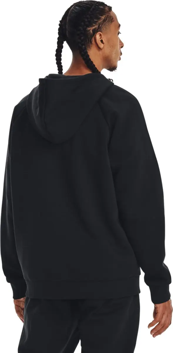 Under Armour Rival Fleece FZ Hoodie - Zwart/Wit
