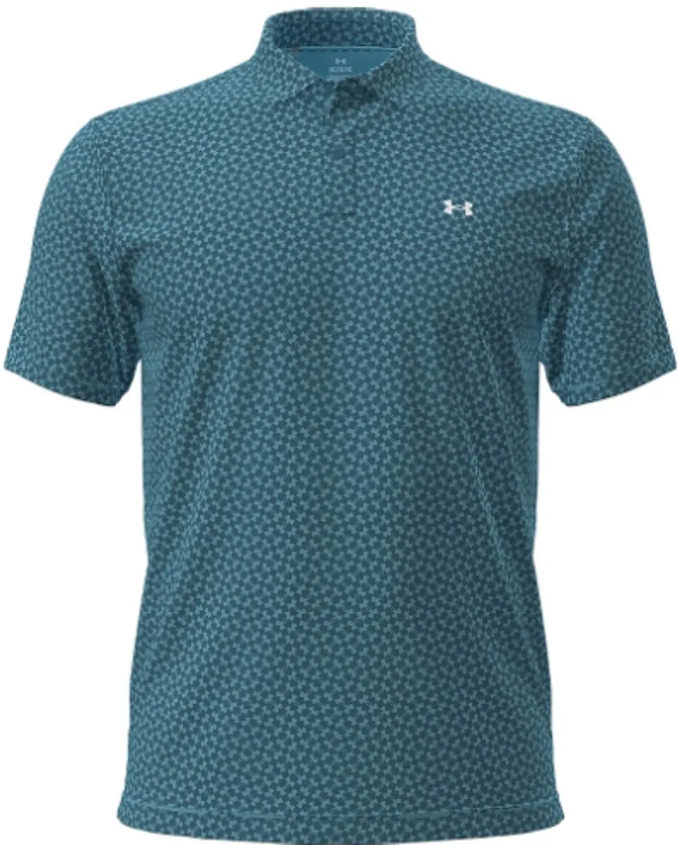 Under Armour T2G Pique Polo Print Diagonal Heartbeat