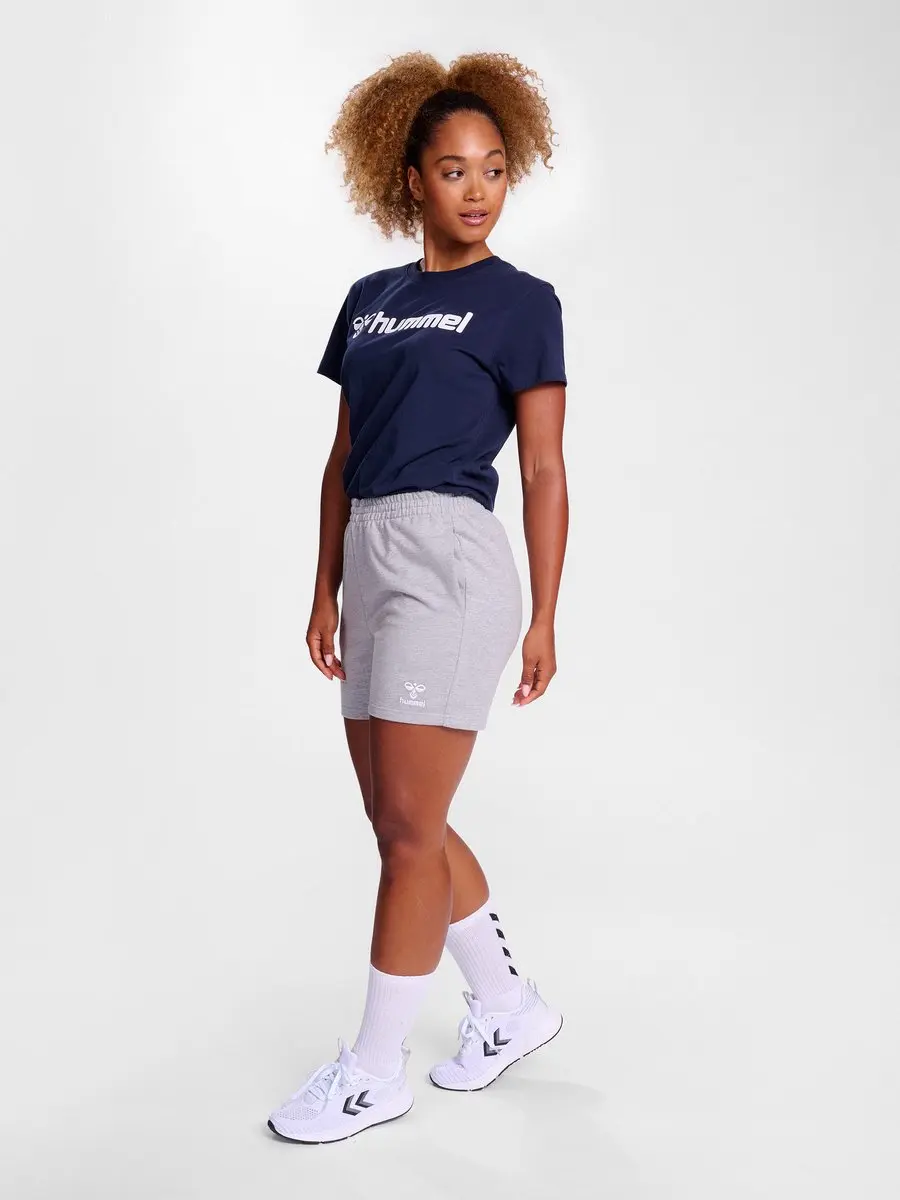 Hummel Hmlgo 2.0 Sportshort Dames - M - Grey Melange - afbeelding 6 van 6