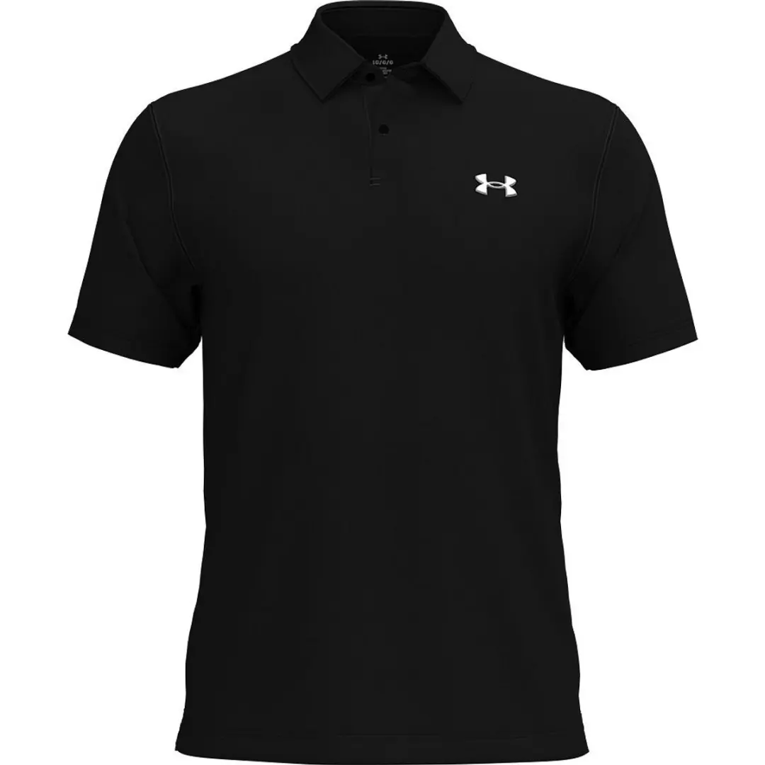 Under Armour T2G Printed-Polo - Zwart - XXXL