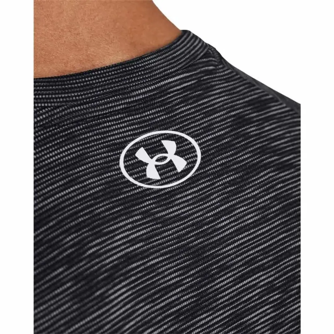 Under Armour UA Tech TextuRood Heren Sportshirt - Zwart/Wit