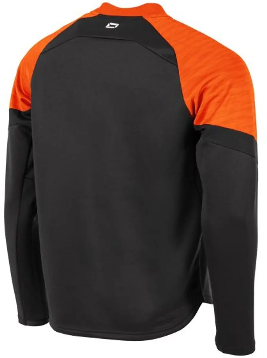 Stanno Bolt Quarter Zip Top M - Zwart/Orange