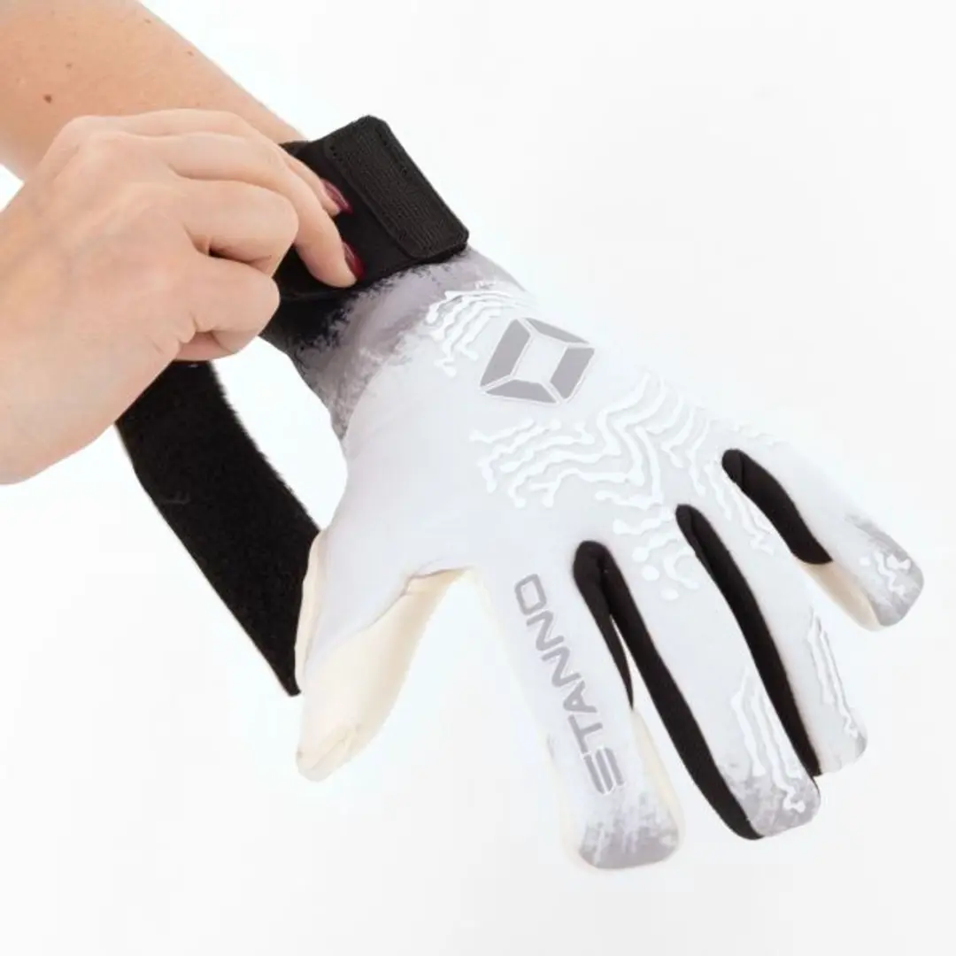Stanno Ghost JR Keepershandschoenen Maat 7 - Wit/Grijs