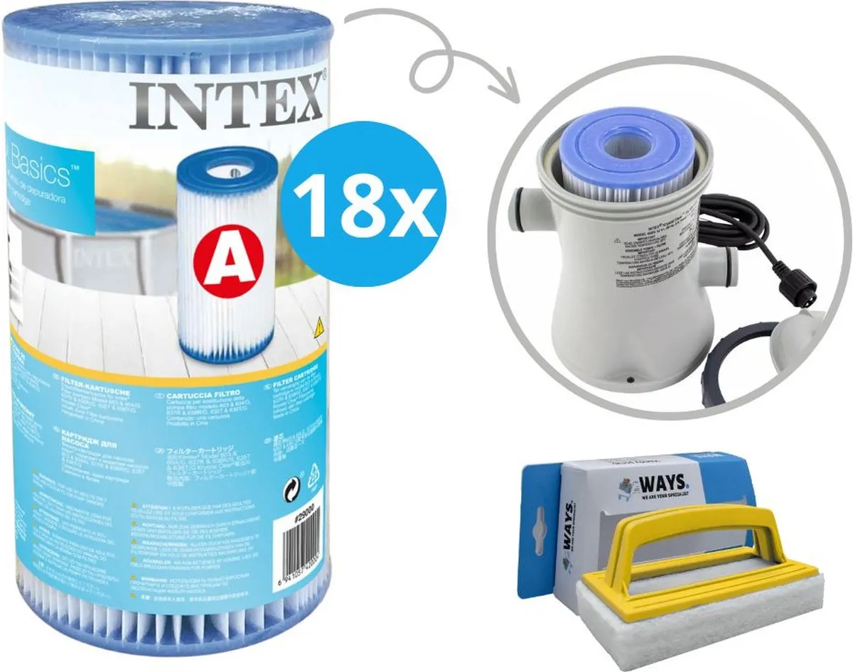 Intex GKD A Filters 18 Stuks