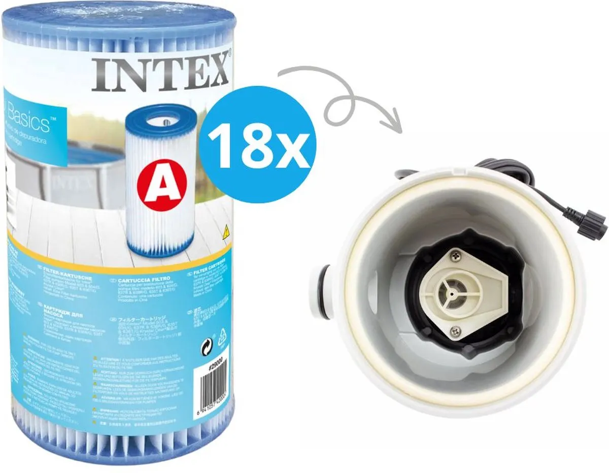 Intex GKD A Filters 18 Stuks - Geschikt voor 2271L