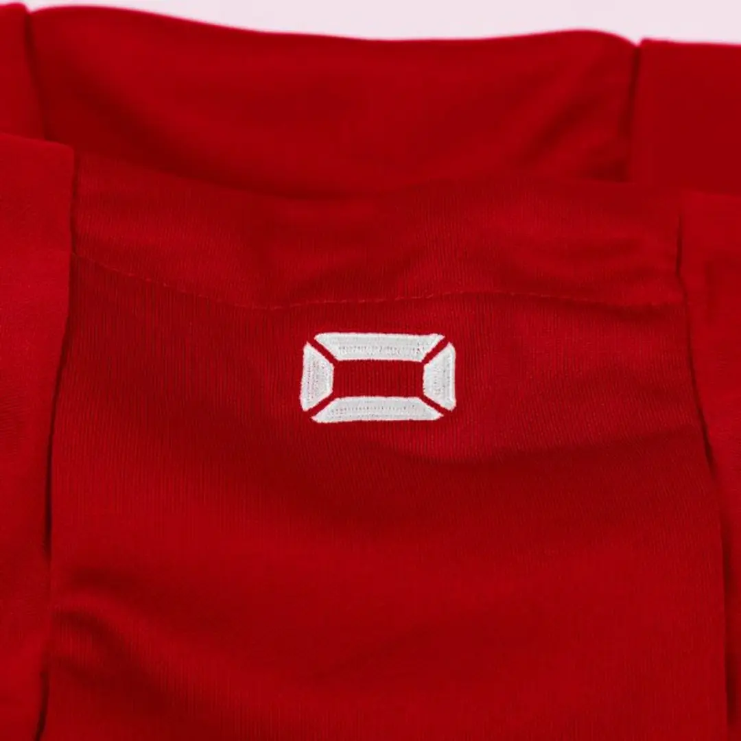 Stanno Stadio Hooded Full Zip Top 164 - Zwart/Rood - afbeelding 6 van 6