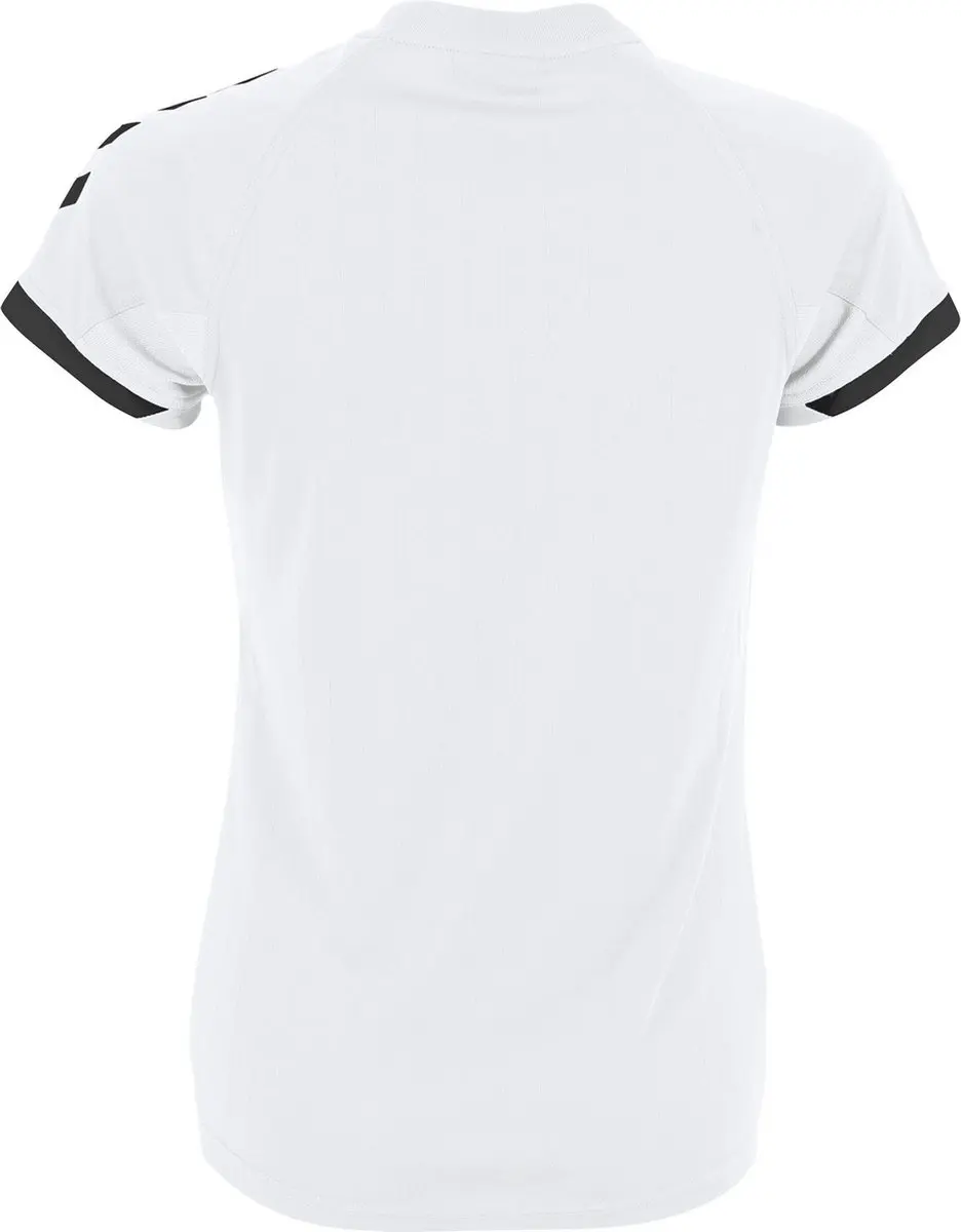 Hummel Fyn Shirt Dames Korte Mouw - Wit/Zwart XS - afbeelding 6 van 6