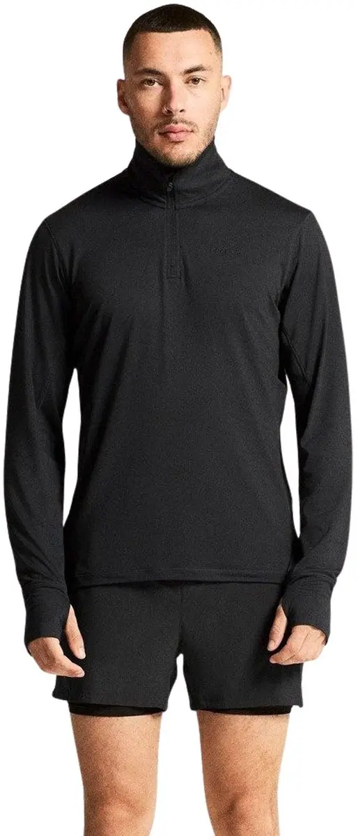 Craft Flow HZ Longsleeve Shirt Heren - S - Zwart