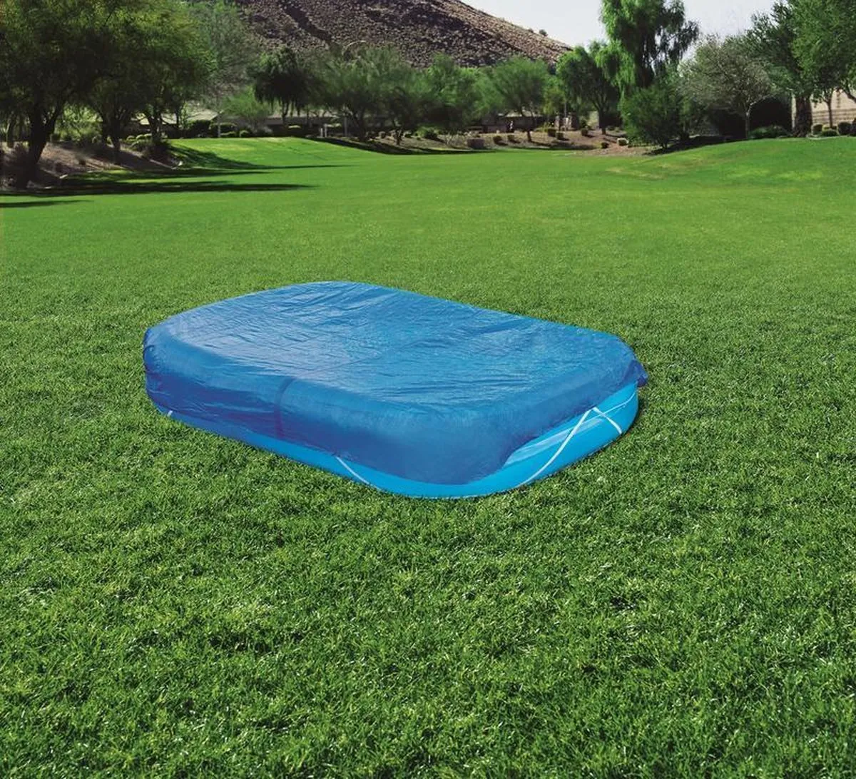 Bestway Zwembad Afdekzeil 262x175cm - Blauw