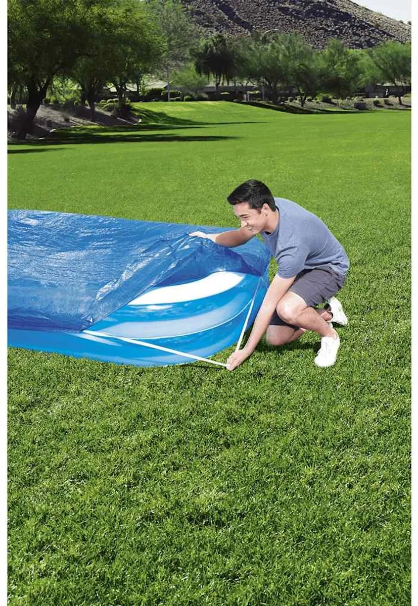 Bestway Zwembad Afdekzeil 262x175cm - Blauw