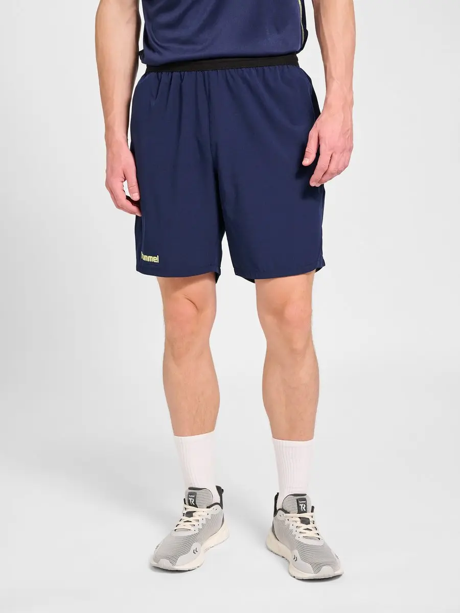 Hummel HMLBLAZE 2.0 Training Shorts L - Marine/Shadow Lime