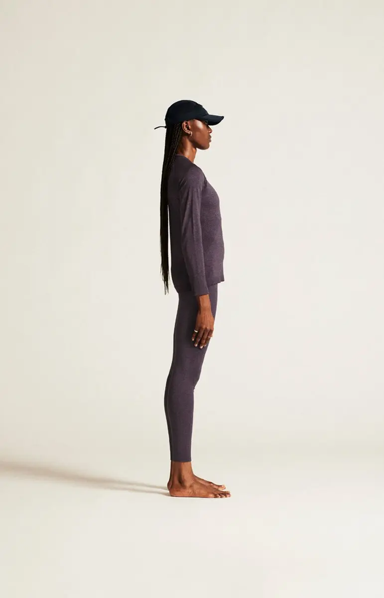 Craft Core Dry Active Comfort LS Dames - XL - Donkerpaars