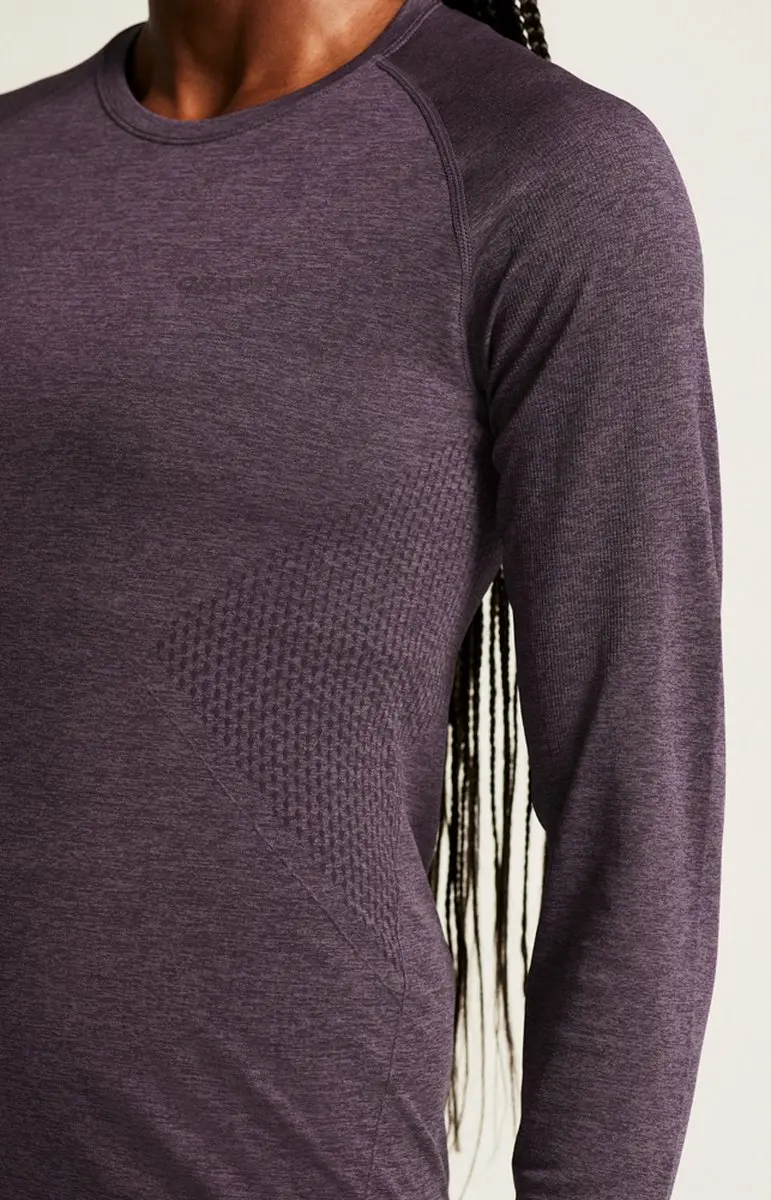 Craft Core Dry Active Comfort LS Dames - XL - Donkerpaars