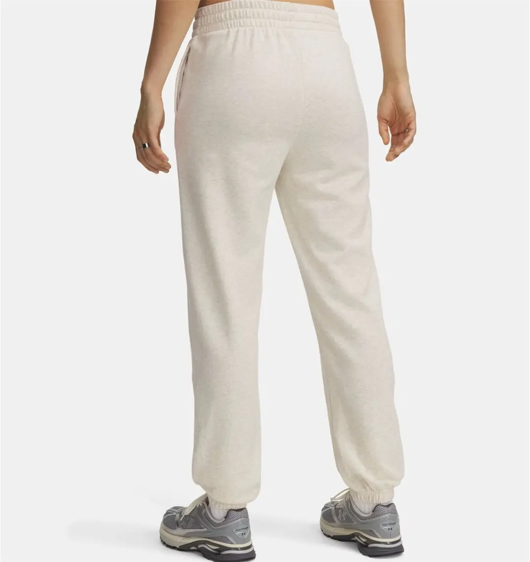 Under Armour Rival Terry Joggers 1382735-783 - Dames Trainingsbroek L - Beige