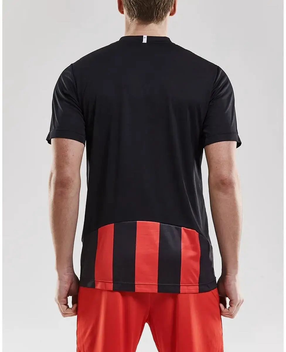Craft Progress Stripe Shirt Dames - Zwart/Rood L