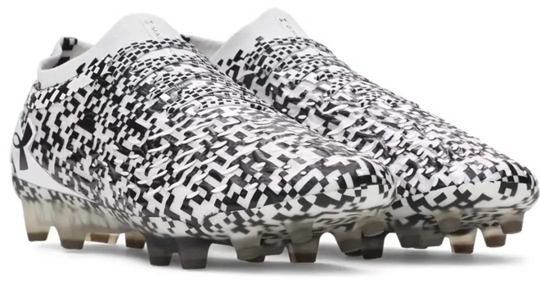Under Armour Magnetico Elite 5 FG Voetbalschoenen - EU 40 - Wit/Zwart