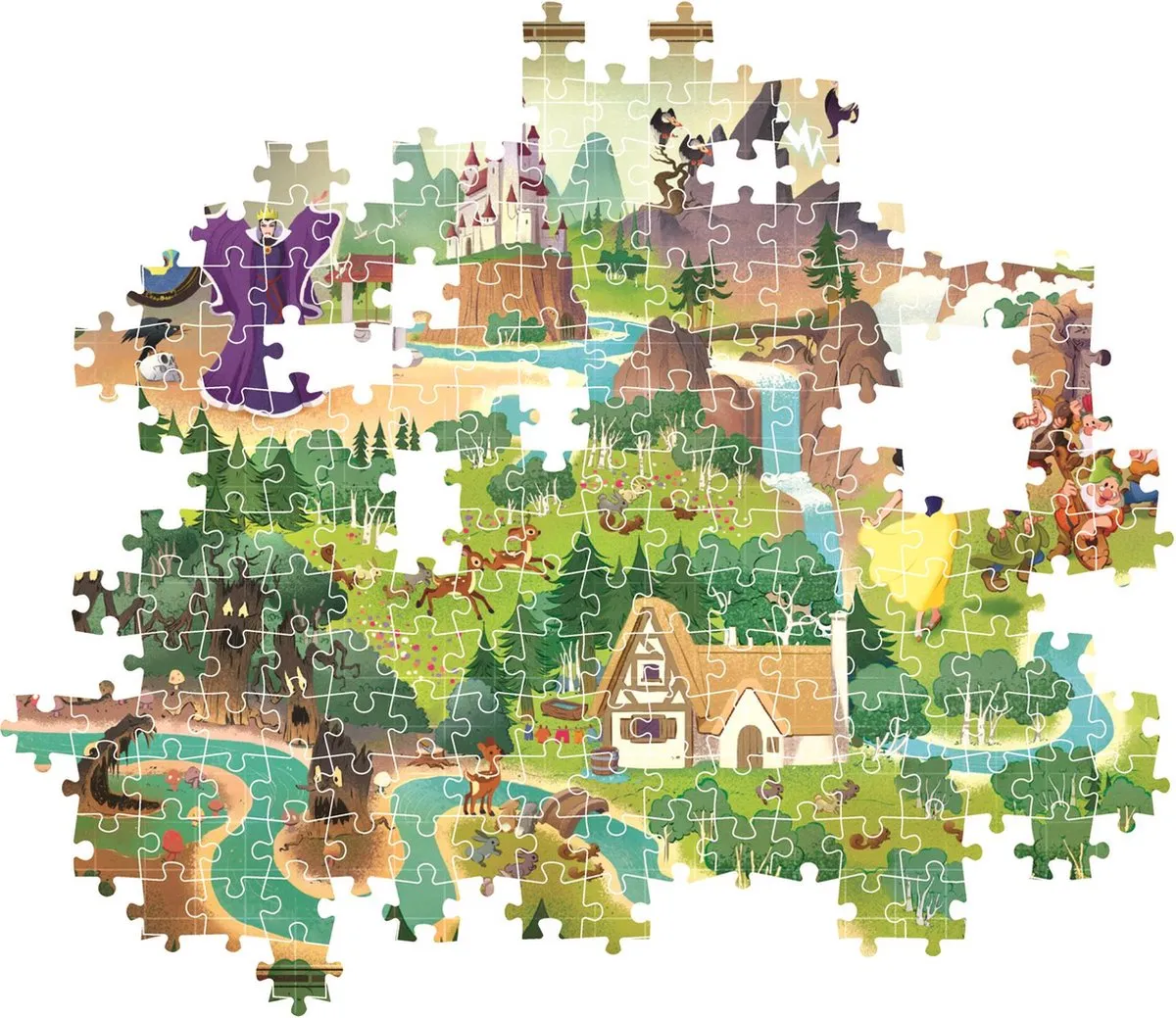 Clementoni Disney Sneeuwwitje Puzzel 1000 Stuks - Meerkleurig